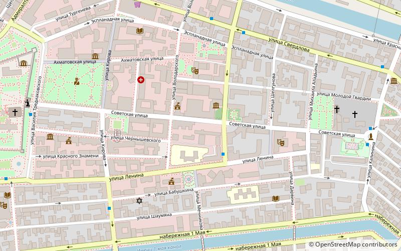 Sovetskaya Street location map