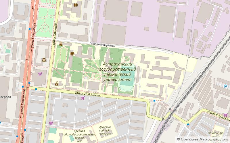 Astrakhan State Technical University location map