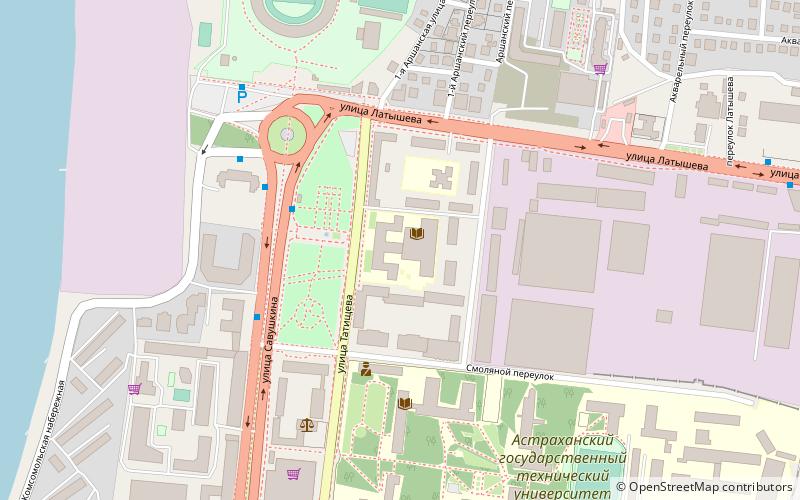 Astrakhan State University location map