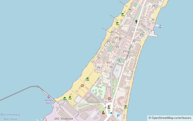 central beach yeysk location map