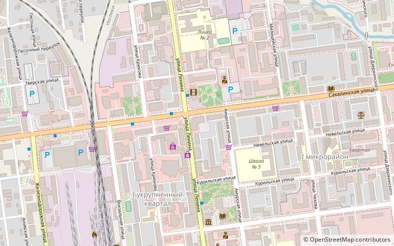 univermag sahalin yuzhno sakhalinsk location map