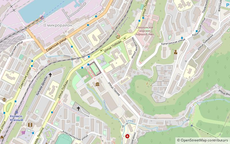 hoanden kholmsk location map