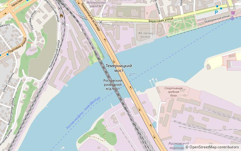 Temernitsky Bridge location map
