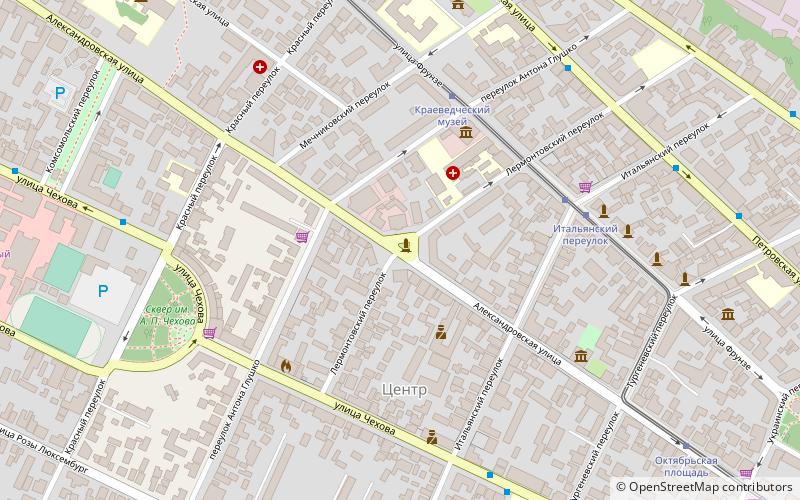 Alexandrovskaya Square location map