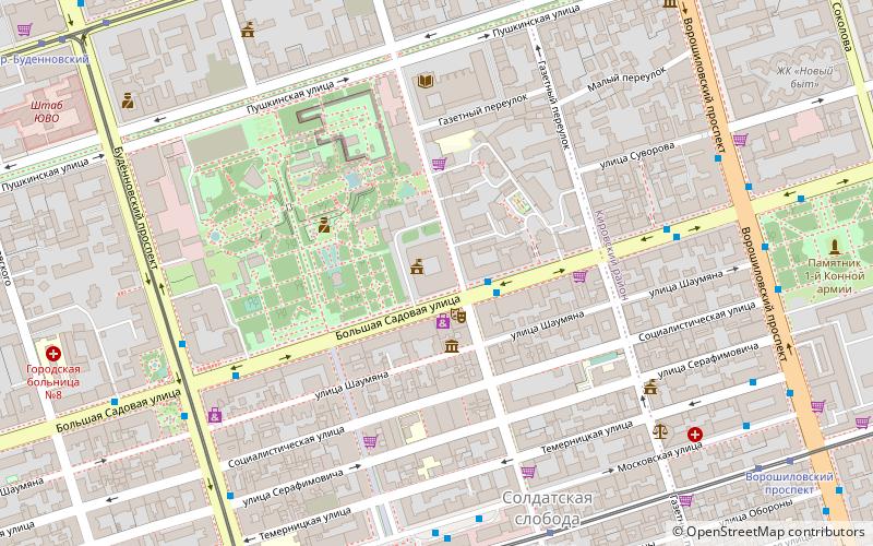 Rostov City Hall location map