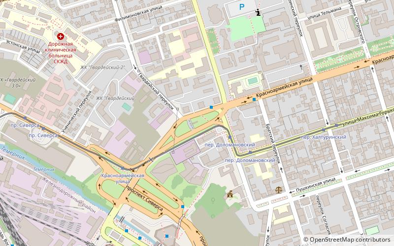 Gvardeyskaya Square location map