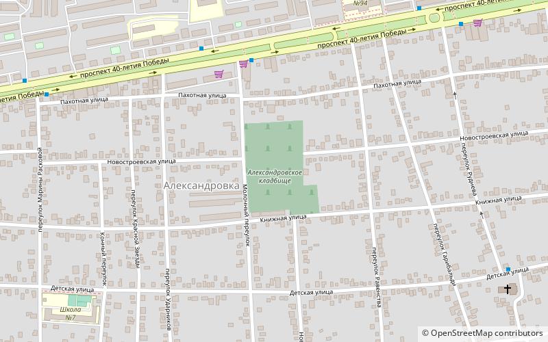 Alexander Cemetery location map