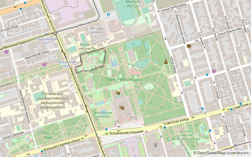 October Revolution Park location map