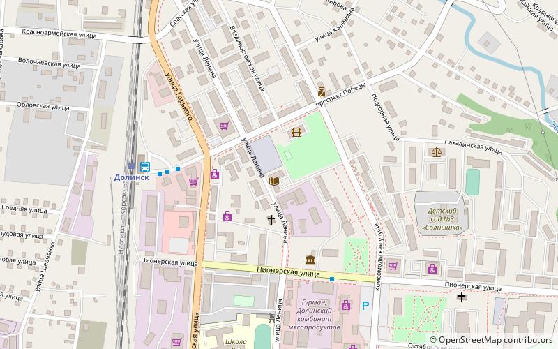 Dolinsk location map