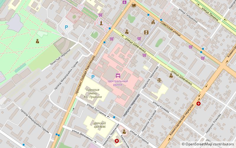 central market shakhty location map
