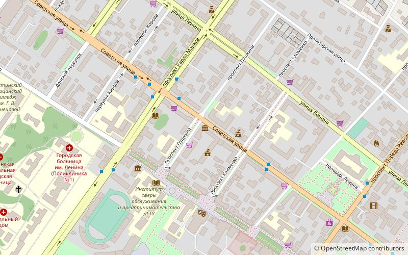 oao rostovugol shakhty location map