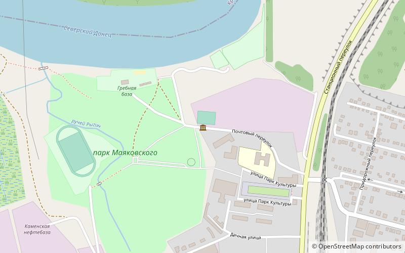 dom prirody kamensk shakhtinsky location map