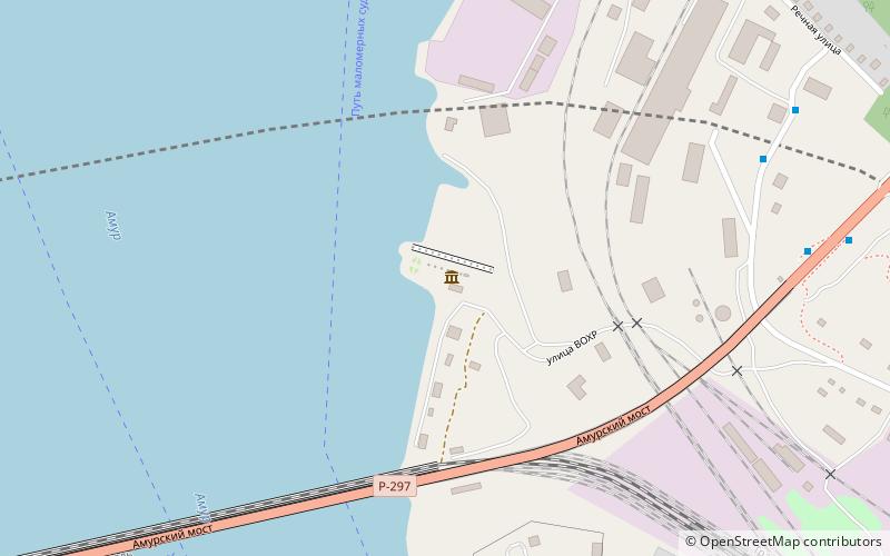 Muzej Amurskogo mosta location map