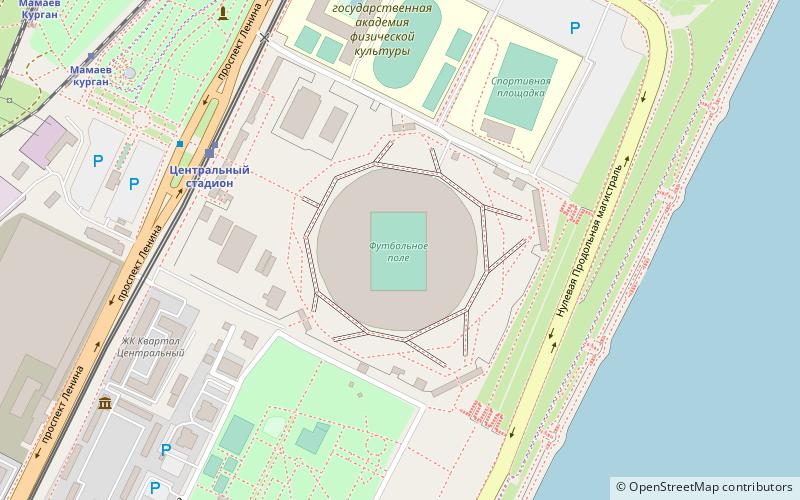 Volgograd Arena location map