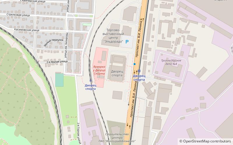 Volgograd Sports Palace of Trade Unions location map