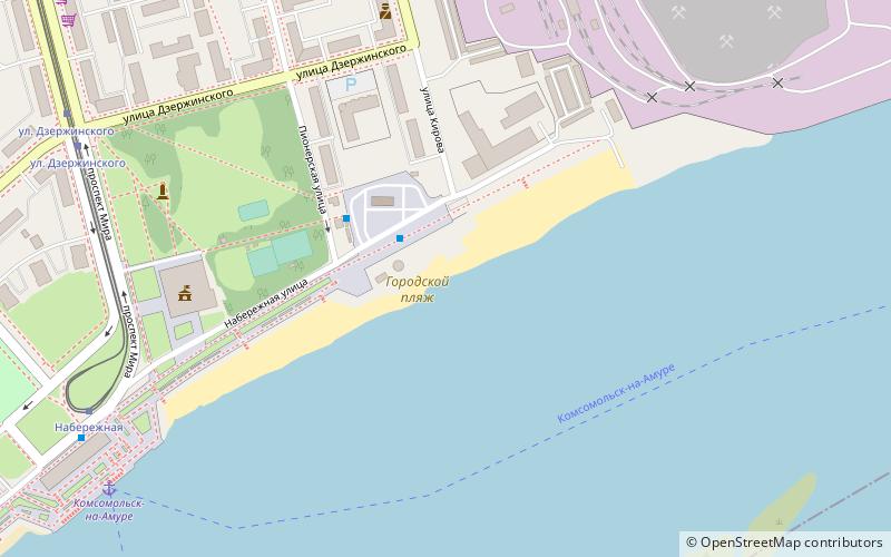 city beach komsomolsk on amur location map