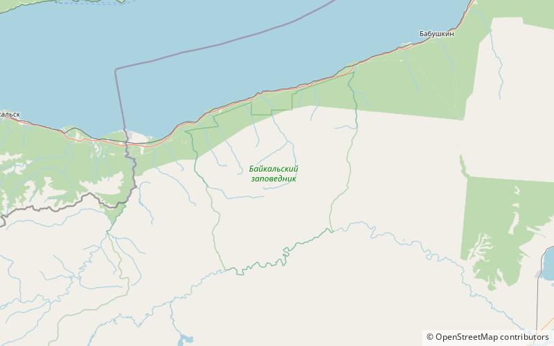 Réserve naturelle du Baïkal location map