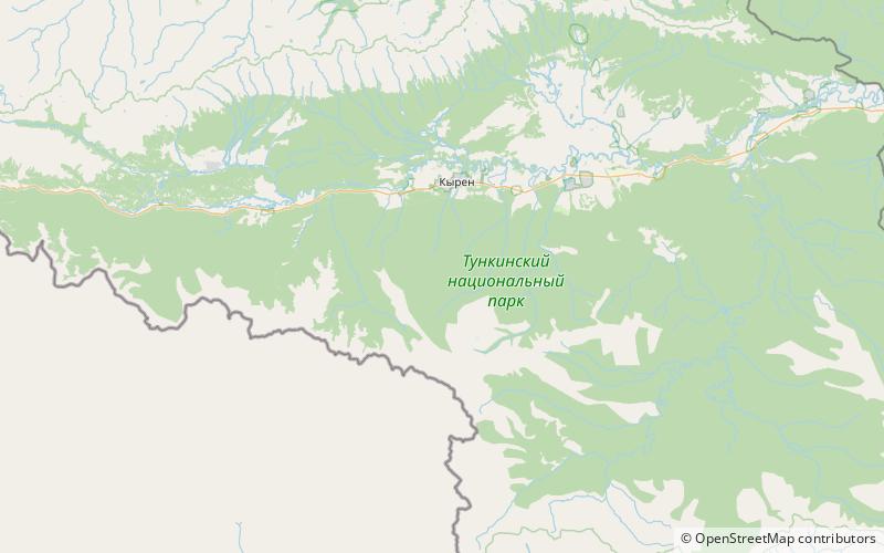 gorhon tunkinsky national park location map