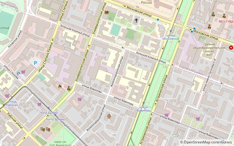 Saratov State University location map