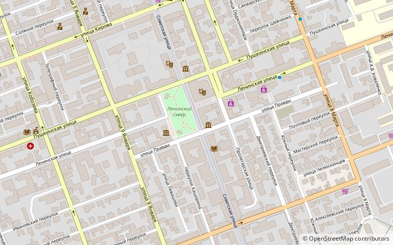 sovetskaya street orenburg location map