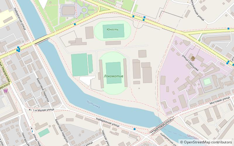 Lokomotiv Stadium location map