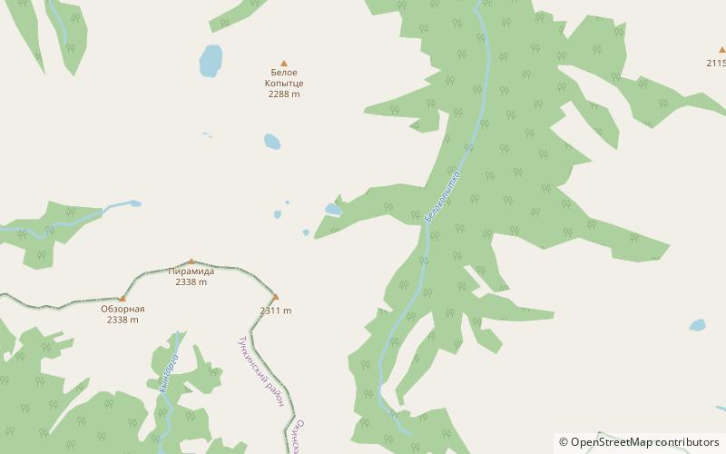 Montes de Tunka location map