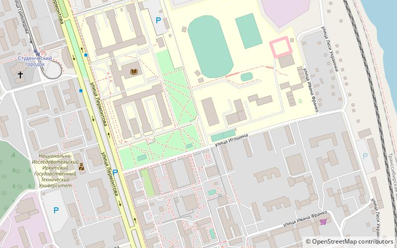 universite technique nationale de recherche dirkoutsk location map