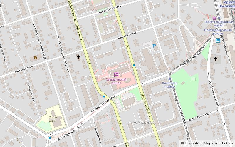 sverdlovskij rynok irkutsk location map