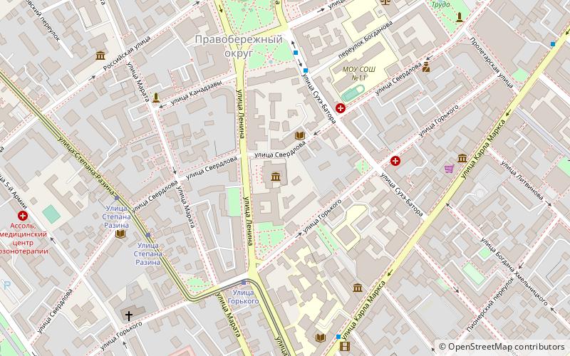sukachev art museum irkutsk location map