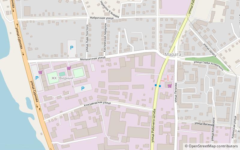 Kuybyshevsky District location map