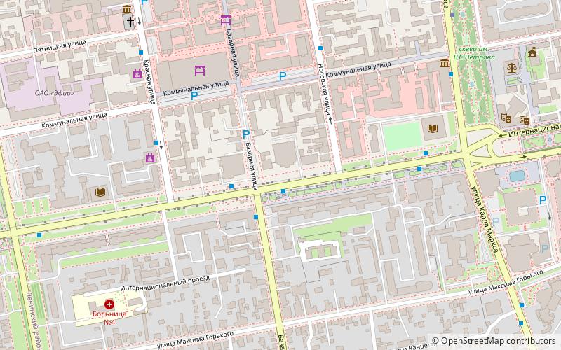 Tambov State University location map
