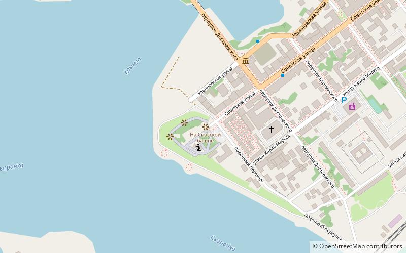 Syzran Kremlin location map