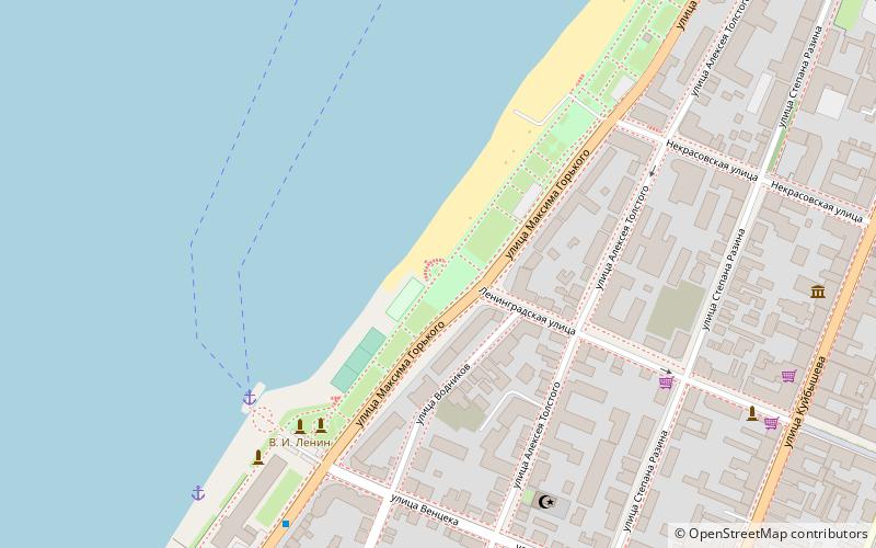 Samara embankment location map