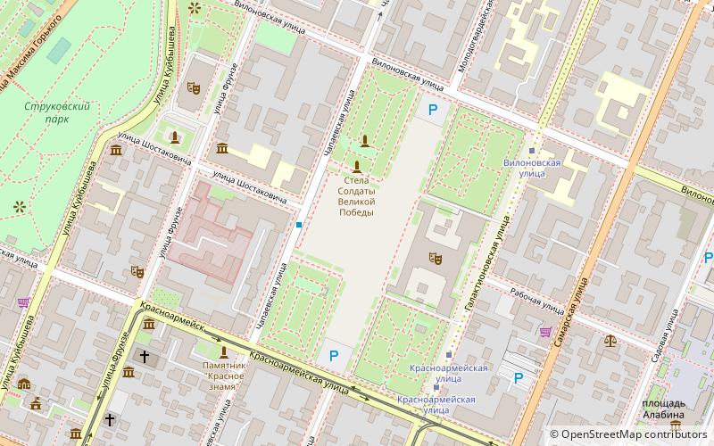Kuybyshev Square location map