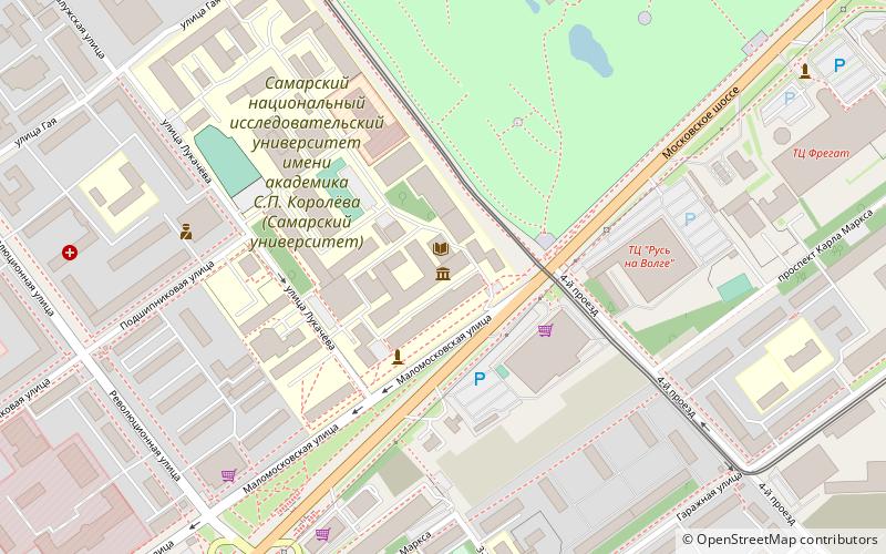 muzej aviacii i kosmonavtiki im akademika s p koroleva samara location map