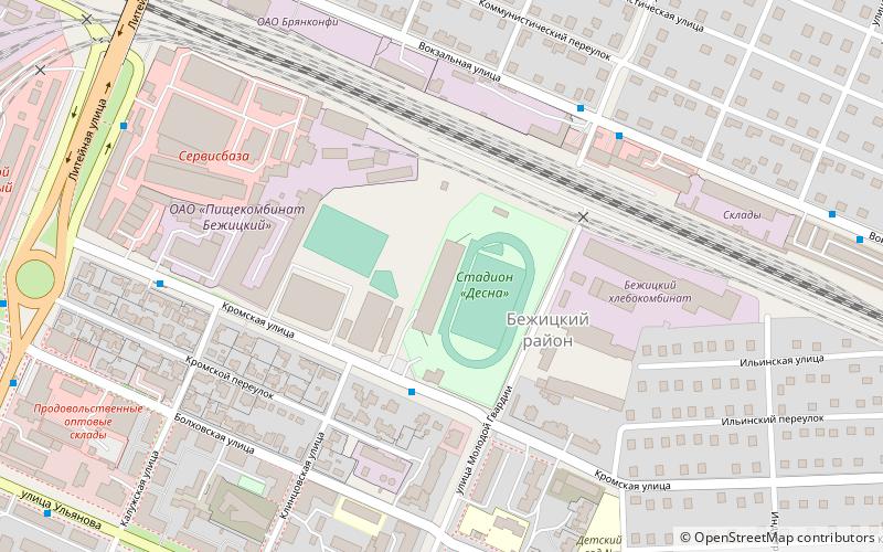 Dynamo Stadium location map