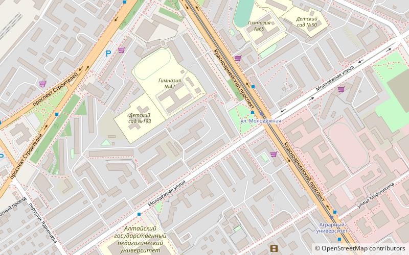 altajski panstwowy uniwersytet pedagogiczny barnaul location map