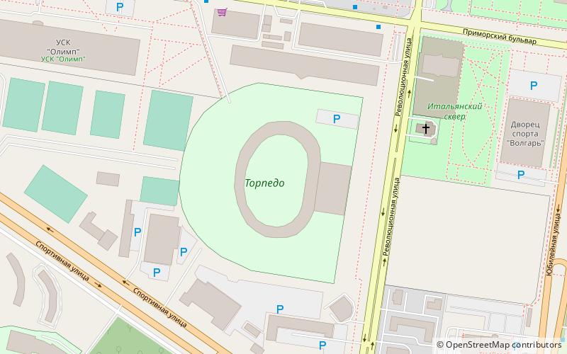Stadion Torpiedo location map