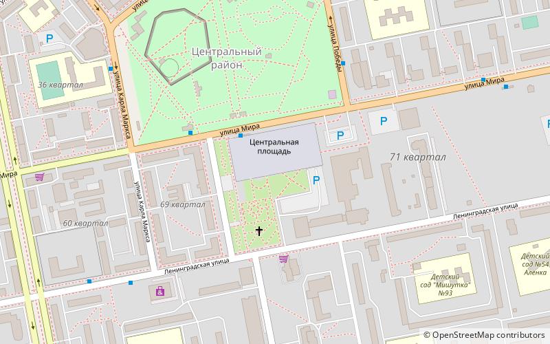 Central Square location map
