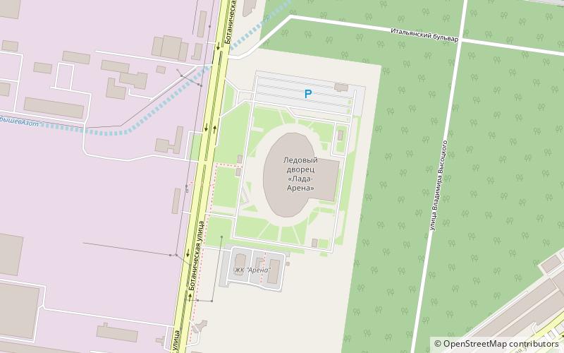 Lada Arena location map