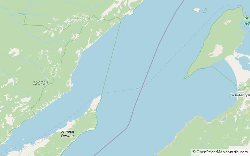 Zona del rift de Baikal location map