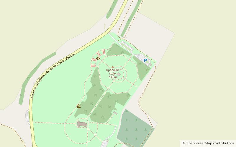 dmitriu donskomu kulikovo field location map