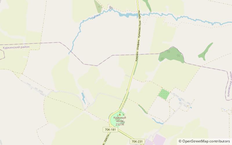 centr obsluzivania turistov kulikovo field location map