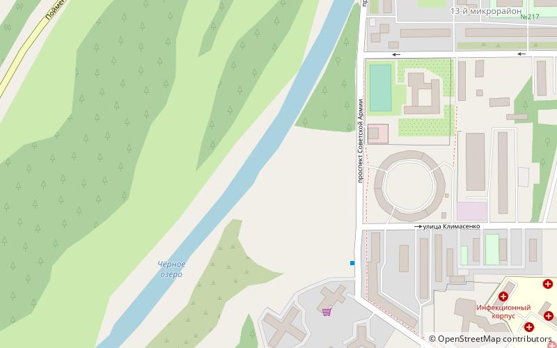ozernyj novokuznetsk location map