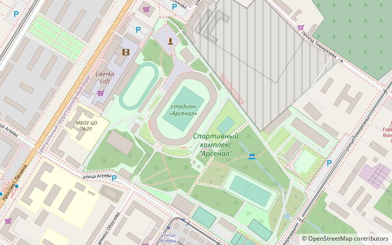 Estadio Arsenal location map