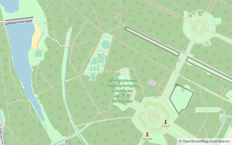 P. Belousov Central Park of Culture and Recreation location map