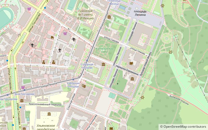 Simbirskaa klassiceskaa gimnazia location map