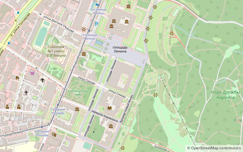 Ulyanovsk State Pedagogical University location map