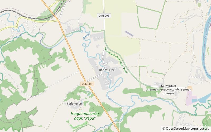 vorotynsk parc national de lougra location map