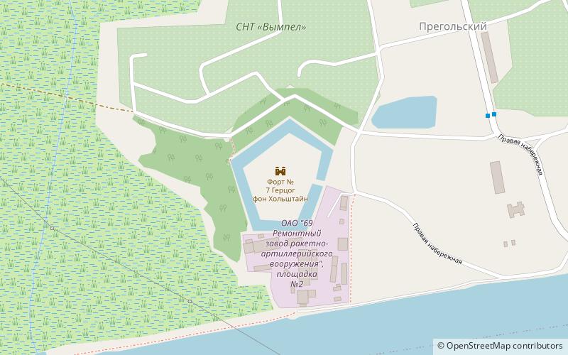 Fort No 7 Gercog fon Holstajn location map